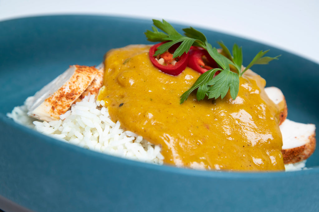 Chicken Curry with Basmati Rice Meal Nude Food Ireland